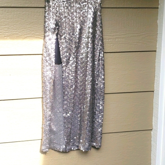Blue Life Sequin Maxi Skirt NWOT XS - Picture 5 of 10